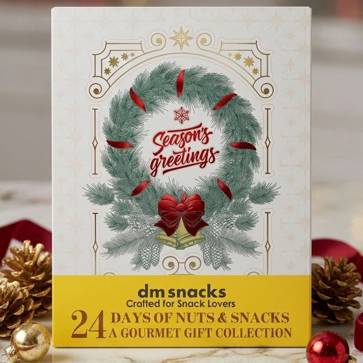 Damn, Man 24 Days of Gourmet Nuts and Snacks Advent Calendar