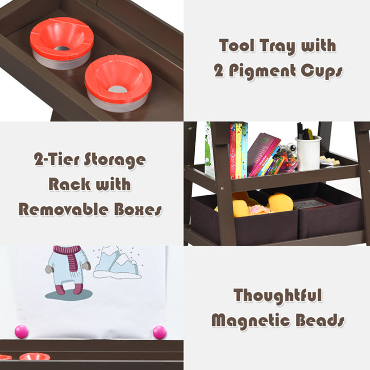 3-in-1 Kids Double-Sided Art Easel