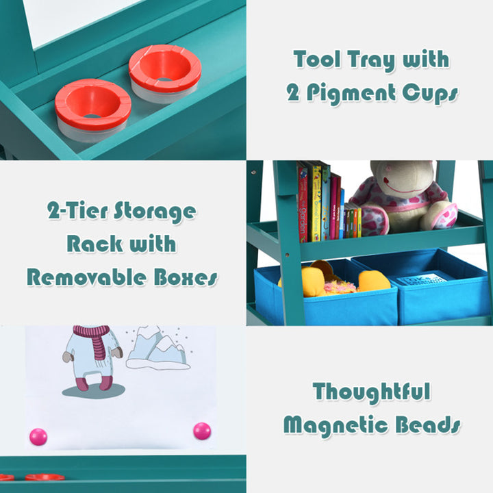 3-in-1 Kids Double-Sided Art Easel