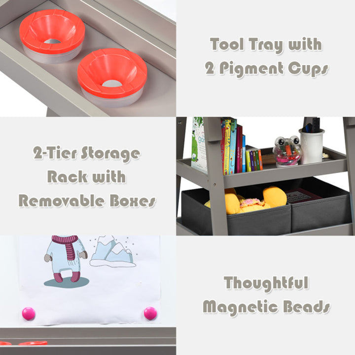 3-in-1 Kids Double-Sided Art Easel