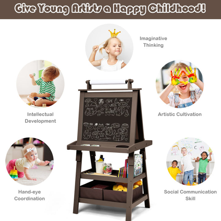 3-in-1 Kids Double-Sided Art Easel