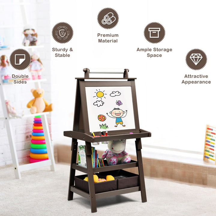 3-in-1 Kids Double-Sided Art Easel