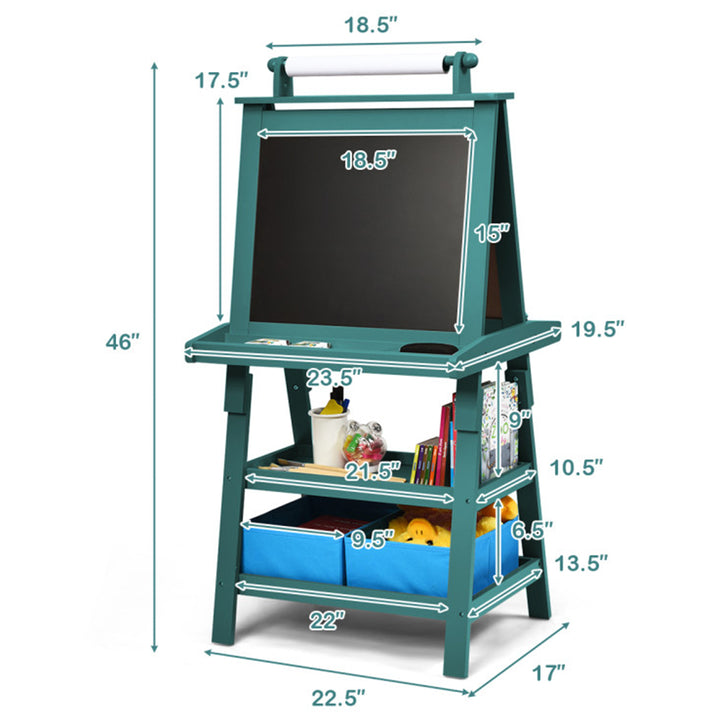 3-in-1 Kids Double-Sided Art Easel
