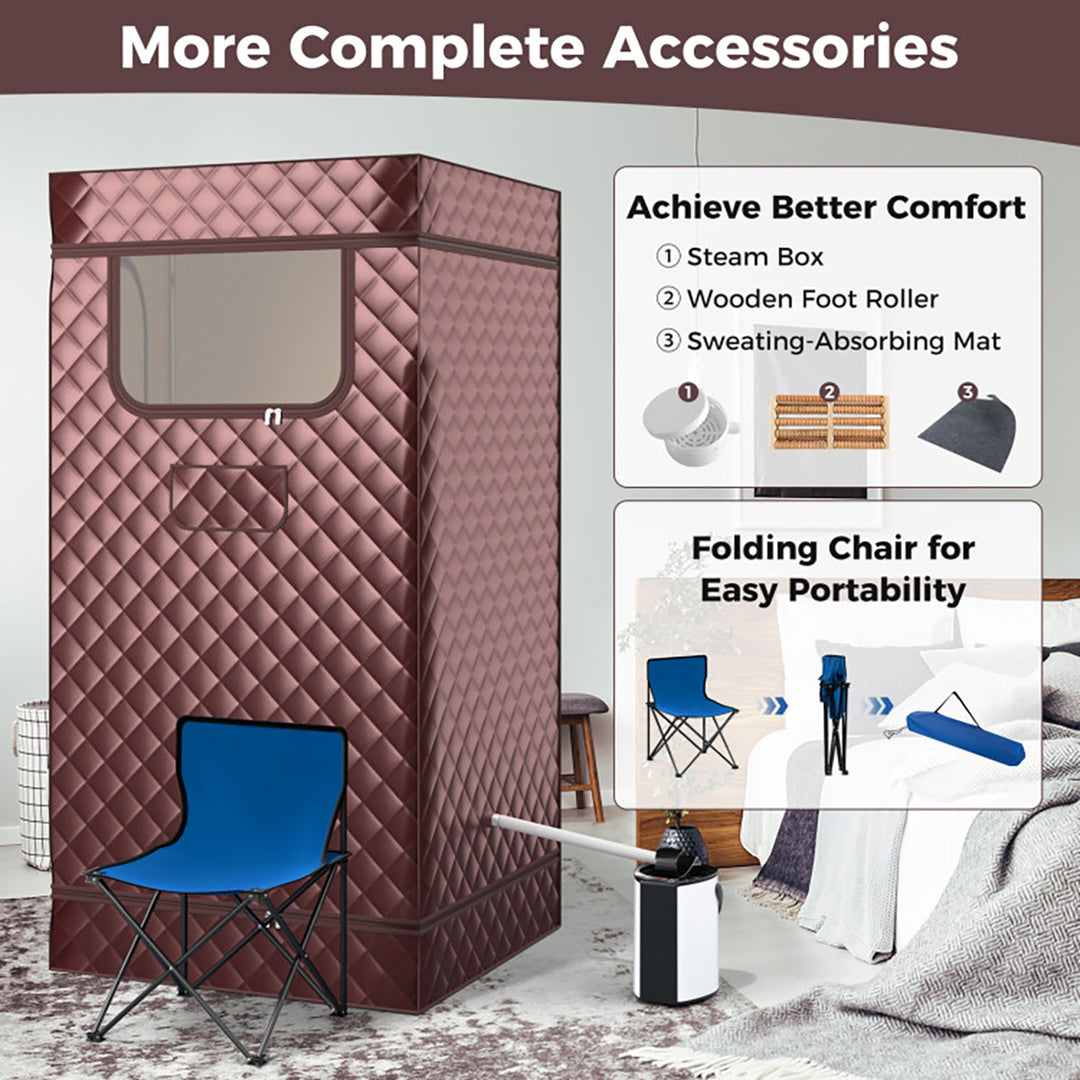 Portable Steam Sauna | Full Body Home Sauna | Sharper Image