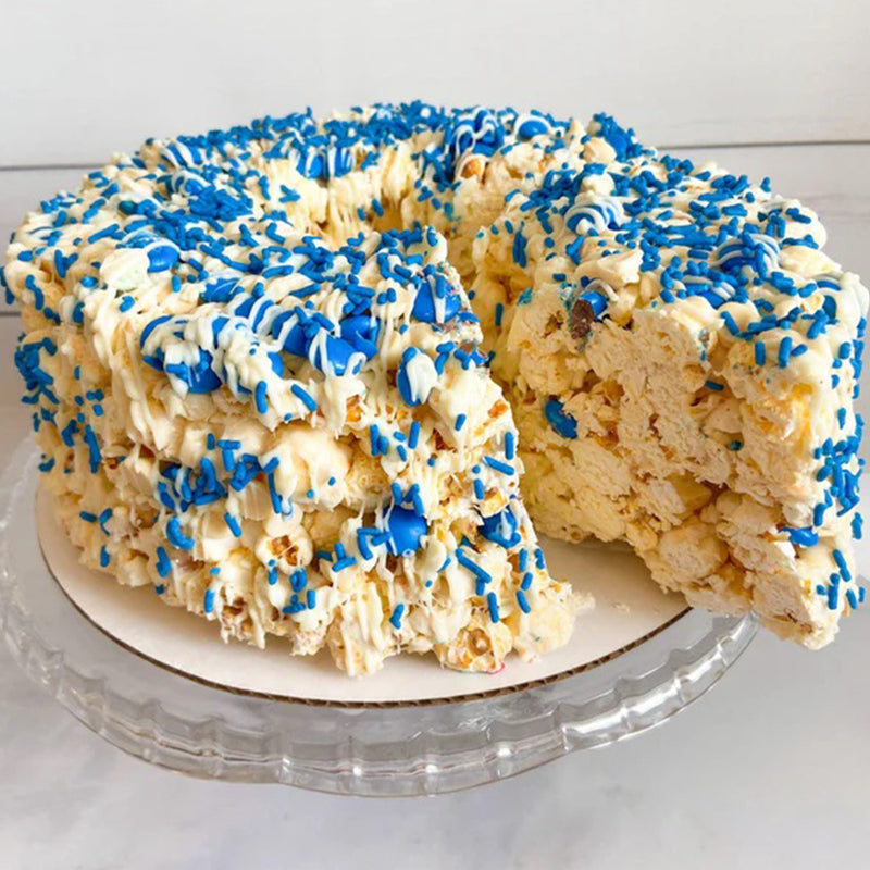 Popilicious Gourmet Popcorn Cake - Winter Wonderland