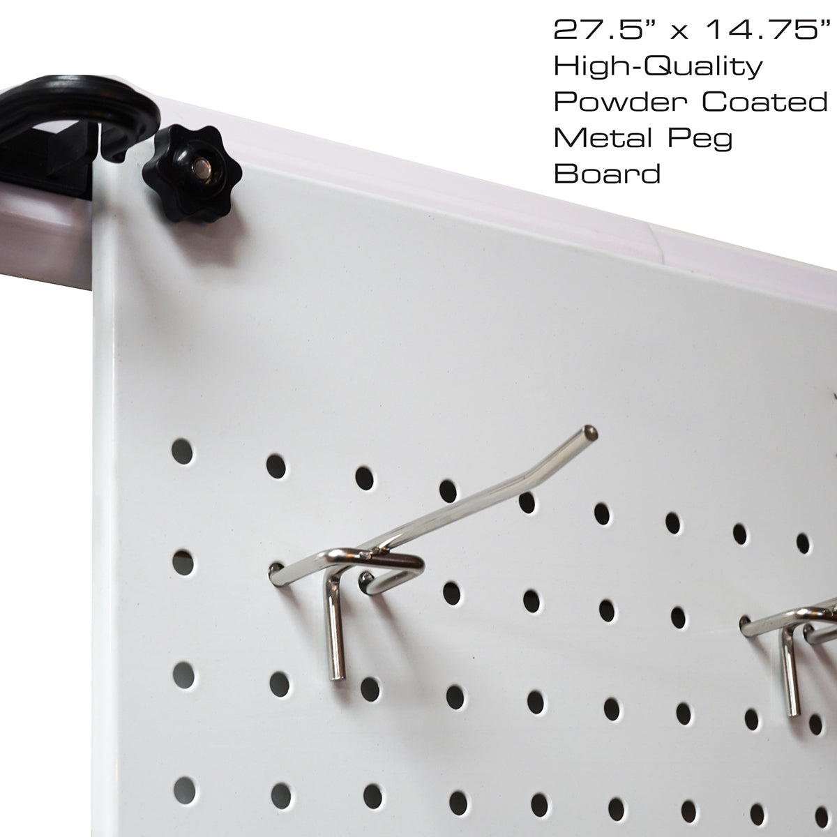 peg board fishing rod holder Rush Creek No Limit 5 Fishing Rod and Tackle Storage Rack