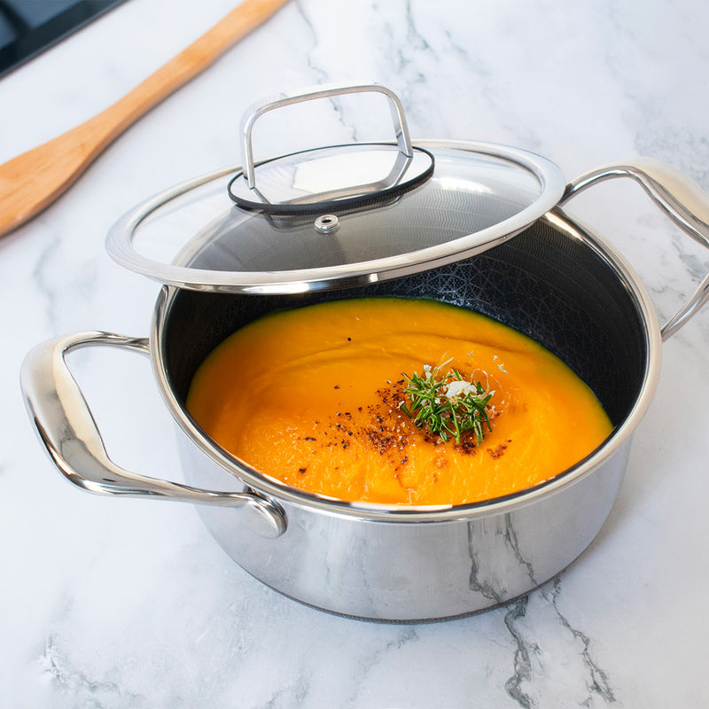14-Inch Stainless Hybrid Nonstick Pan - 3 Quart