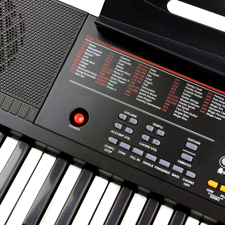 61-Key Keyboard with Stand and Headphones