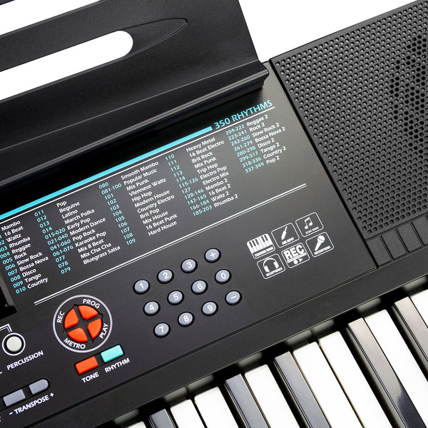 61-Key Keyboard with Stand and Headphones