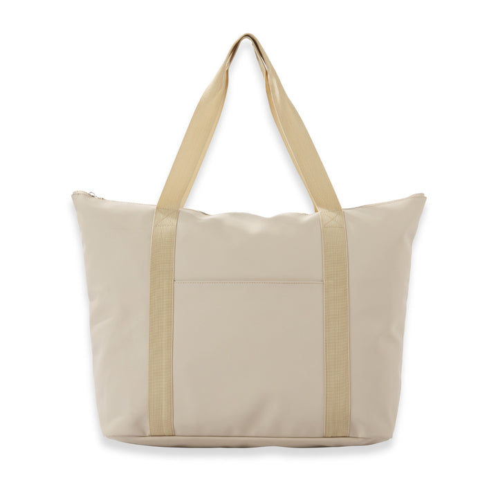 Water and Tear-Resistant Vinyl Coated Nylon Tote Bag
