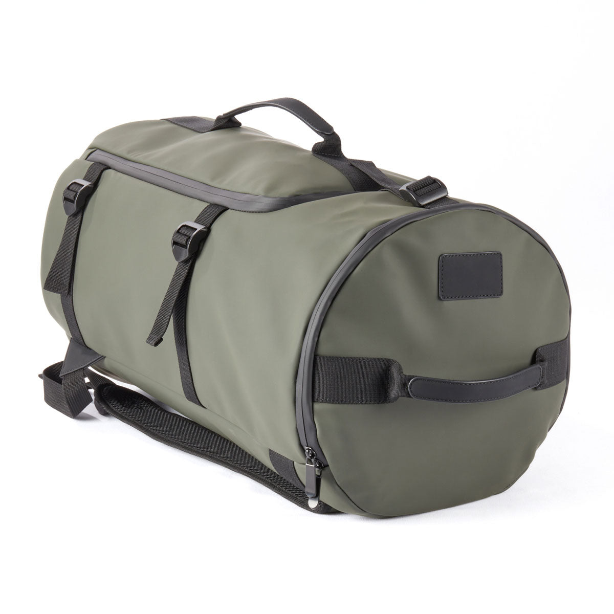 2 in 1 travel duffle backpack Pannier Convertible 2.1 PLUS (30L), Olive Tangerine Recycled a neoprene water bottle slot 2-in-1 Detachable Carry On Rolling