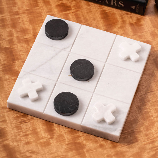Marble Tic Tac Toe Set