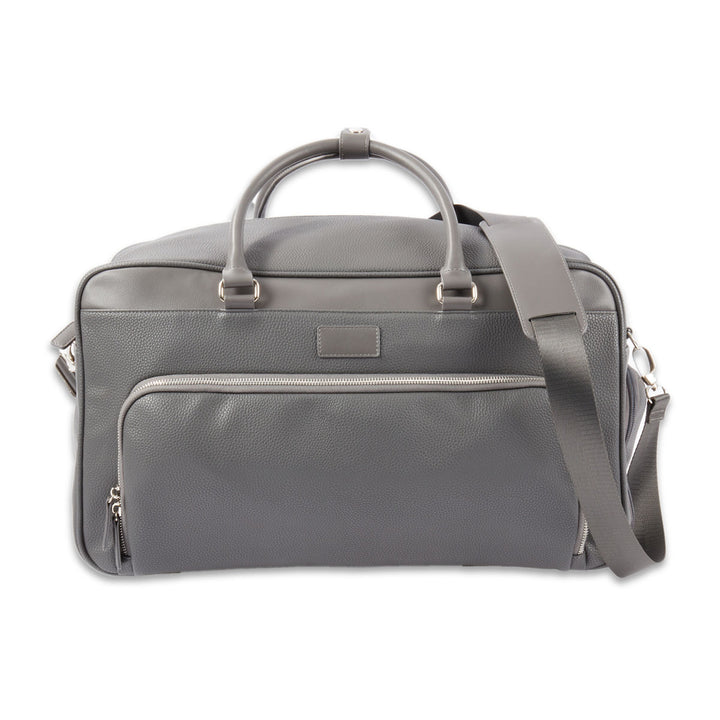 Leather Weekender Bag with Detachable Shoulder Strap