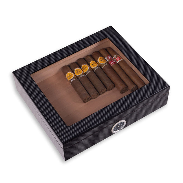 Cedar-Lined Humidor with Hygrometer