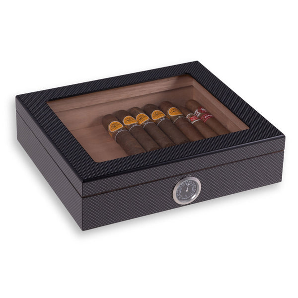 Cedar-Lined Humidor with Hygrometer
