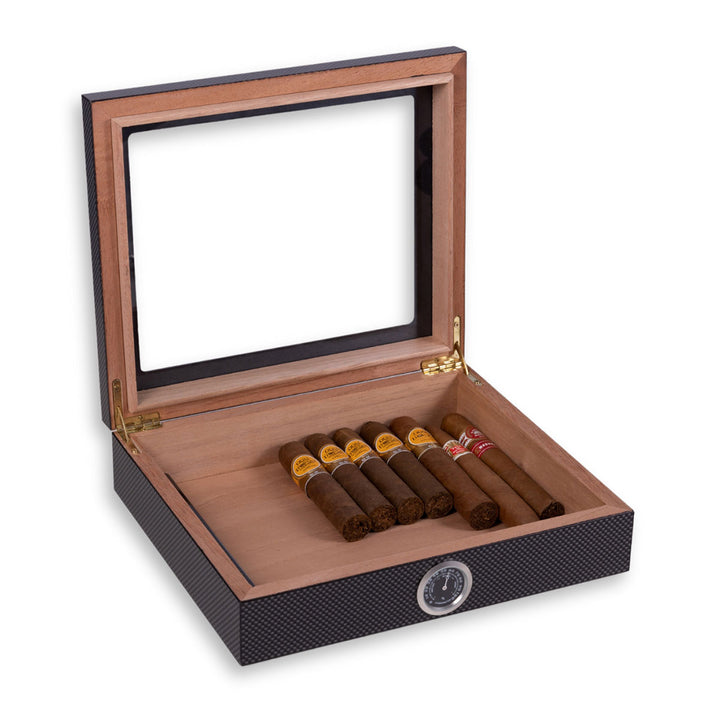 Cedar-Lined Humidor with Hygrometer