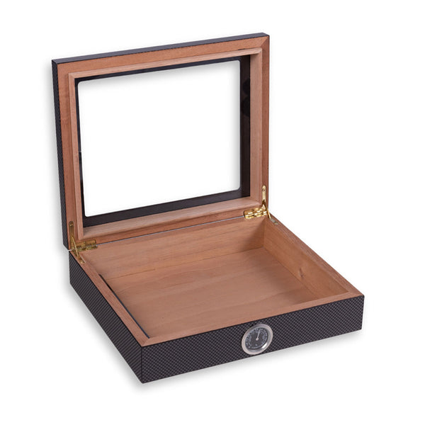 Cedar-Lined Humidor with Hygrometer