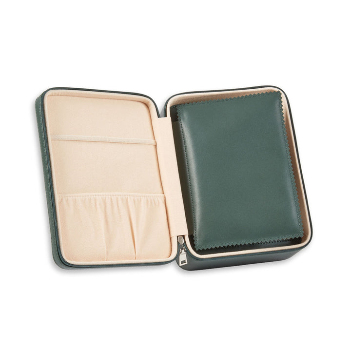 Leather Four Watch and Accessory Travel Watch Case