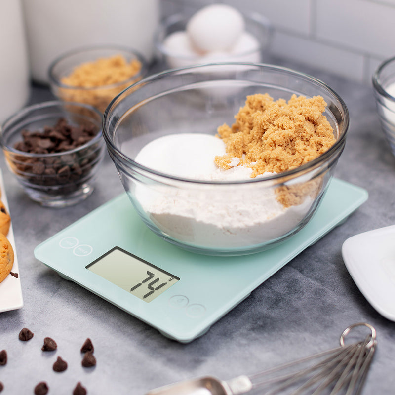 Glass Digital Food Scale - Silver