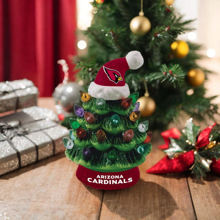 8'' NFL LED Ceramic Christmas Tree