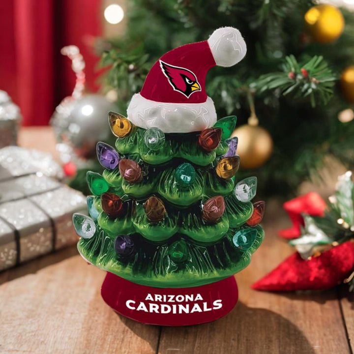 8'' NFL LED Ceramic Christmas Tree