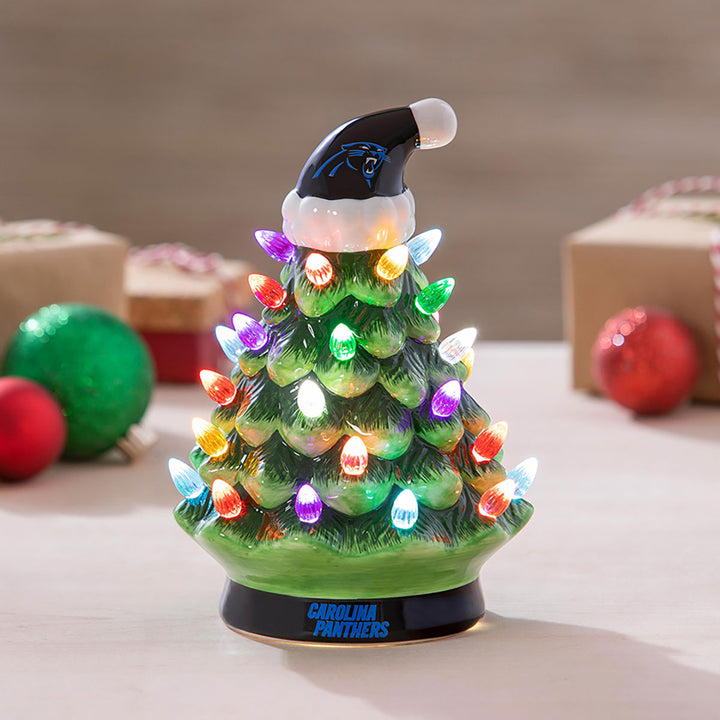 8'' NFL LED Ceramic Christmas Tree
