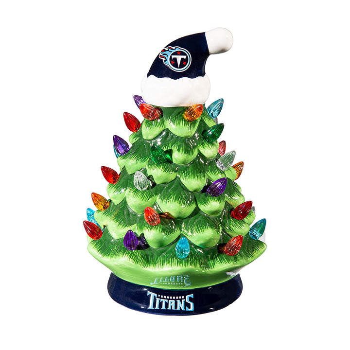 8'' NFL LED Ceramic Christmas Tree