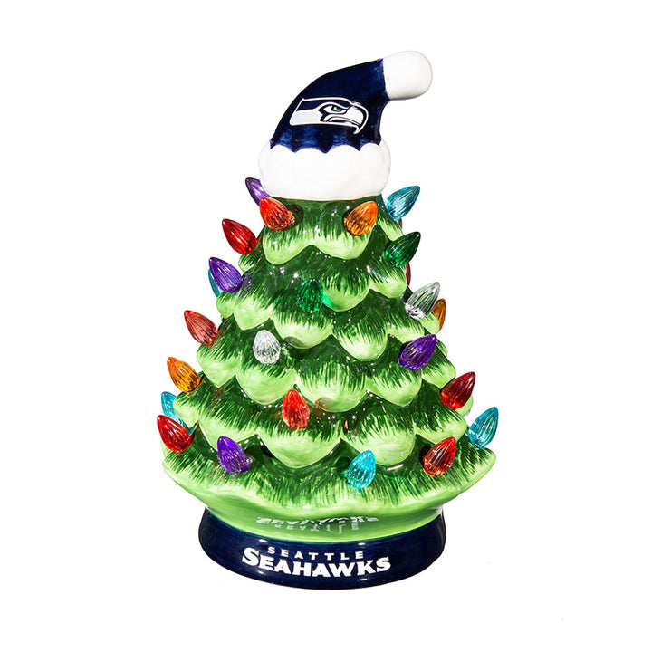 8'' NFL LED Ceramic Christmas Tree