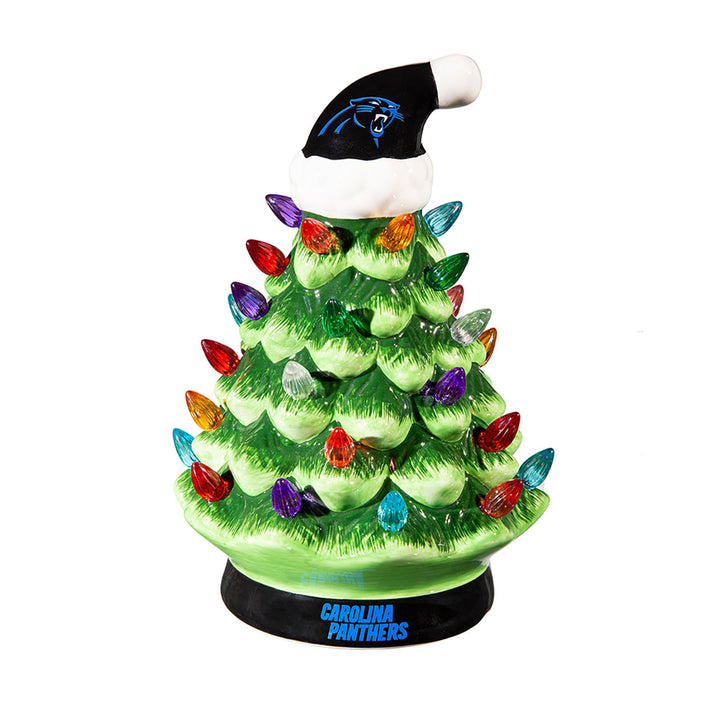 8'' NFL LED Ceramic Christmas Tree