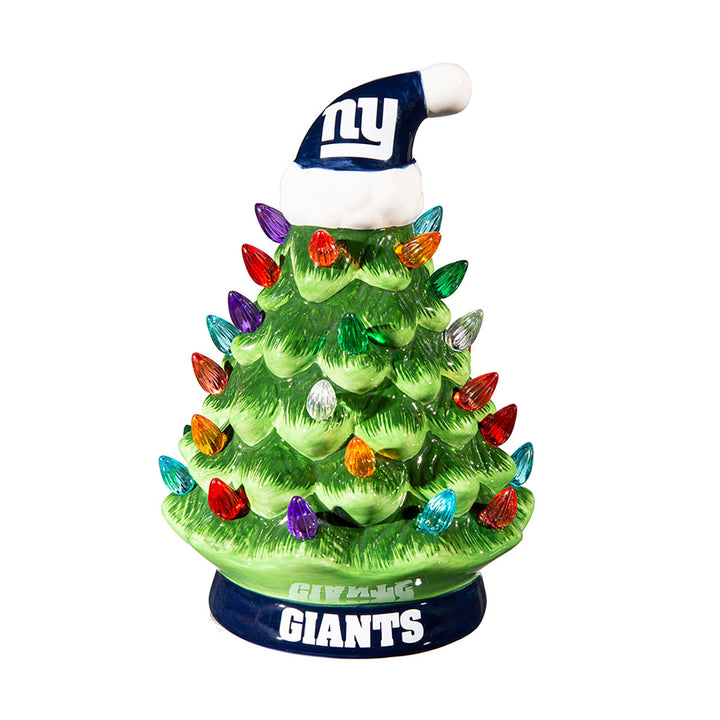 8'' NFL LED Ceramic Christmas Tree