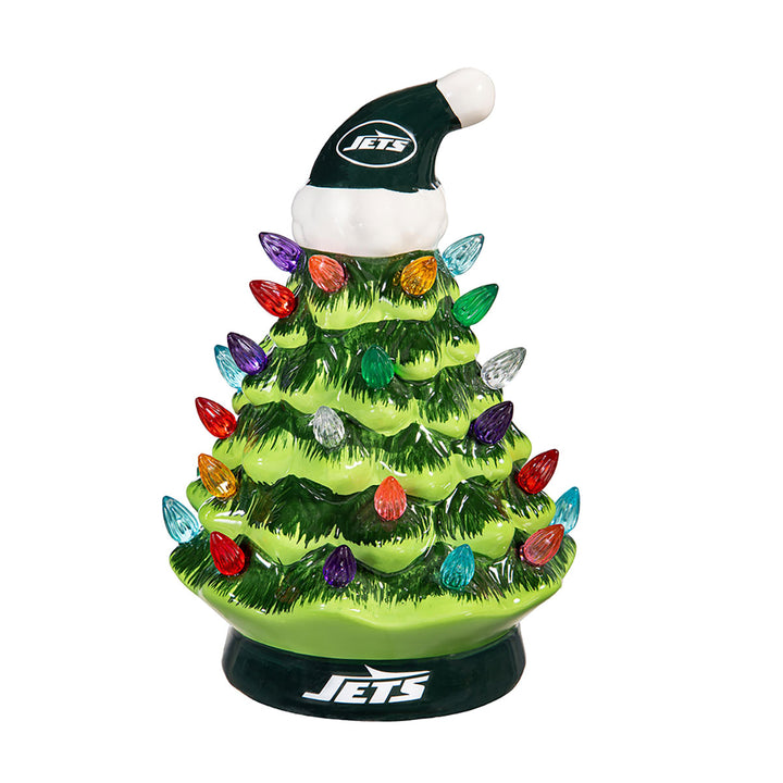 8'' NFL LED Ceramic Christmas Tree