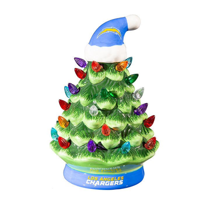 8'' NFL LED Ceramic Christmas Tree