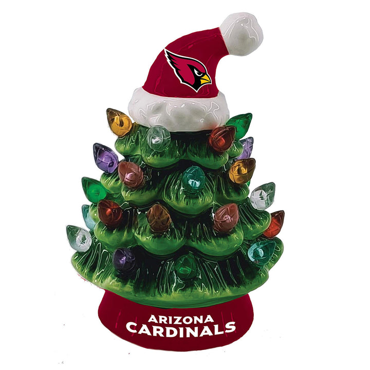 8'' NFL LED Ceramic Christmas Tree