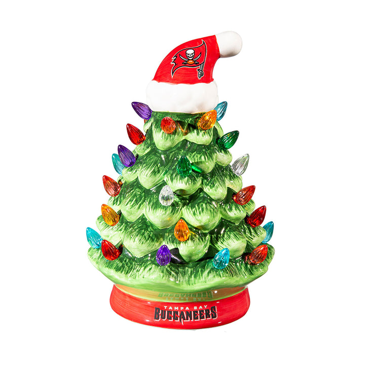 8'' NFL LED Ceramic Christmas Tree