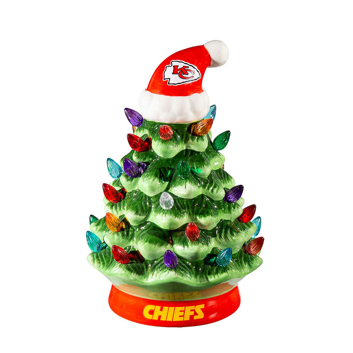 8'' NFL LED Ceramic Christmas Tree