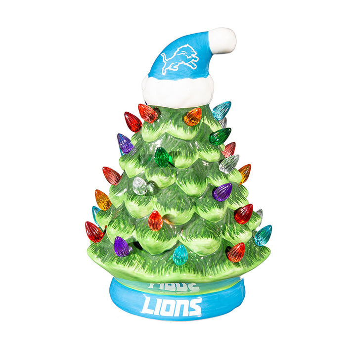8'' NFL LED Ceramic Christmas Tree
