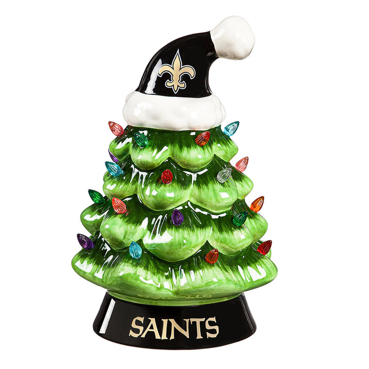 8'' NFL LED Ceramic Christmas Tree