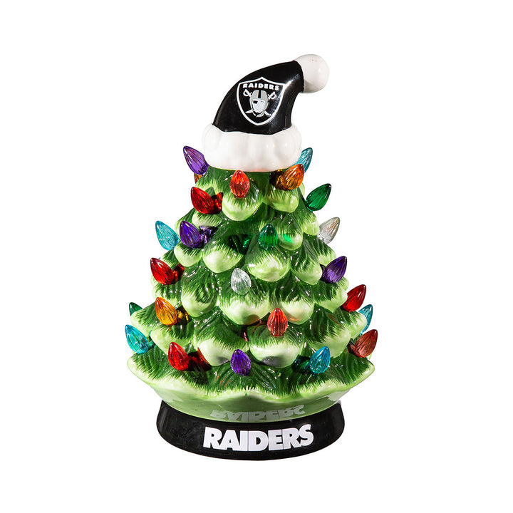 8'' NFL LED Ceramic Christmas Tree