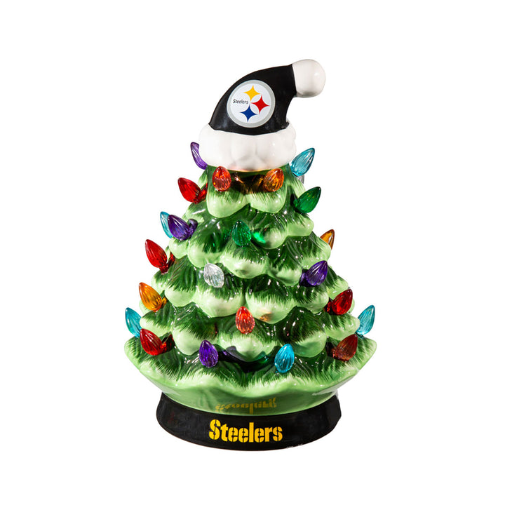 8'' NFL LED Ceramic Christmas Tree