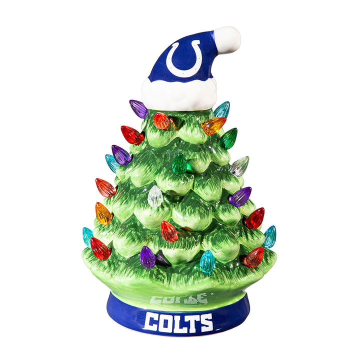 8'' NFL LED Ceramic Christmas Tree