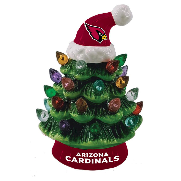 8'' NFL LED Ceramic Christmas Tree