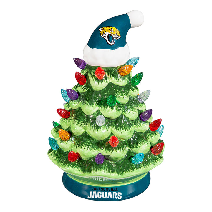 8'' NFL LED Ceramic Christmas Tree