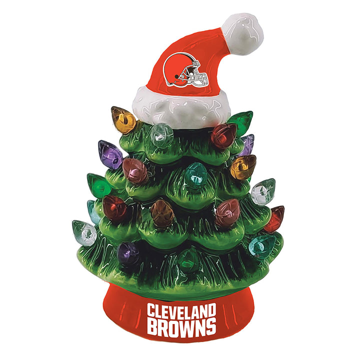 8'' NFL LED Ceramic Christmas Tree