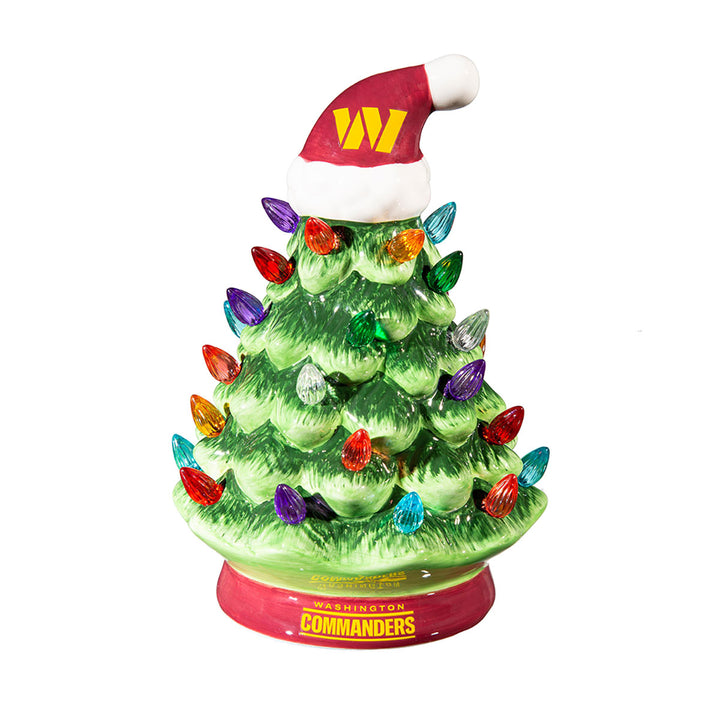 8'' NFL LED Ceramic Christmas Tree