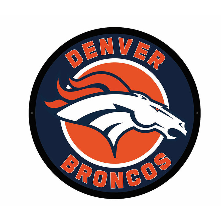 NFL Backlit Full Edge Round Wall Sign