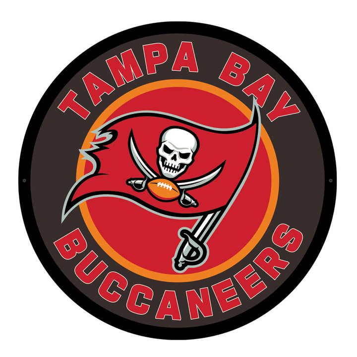 NFL Backlit Full Edge Round Wall Sign