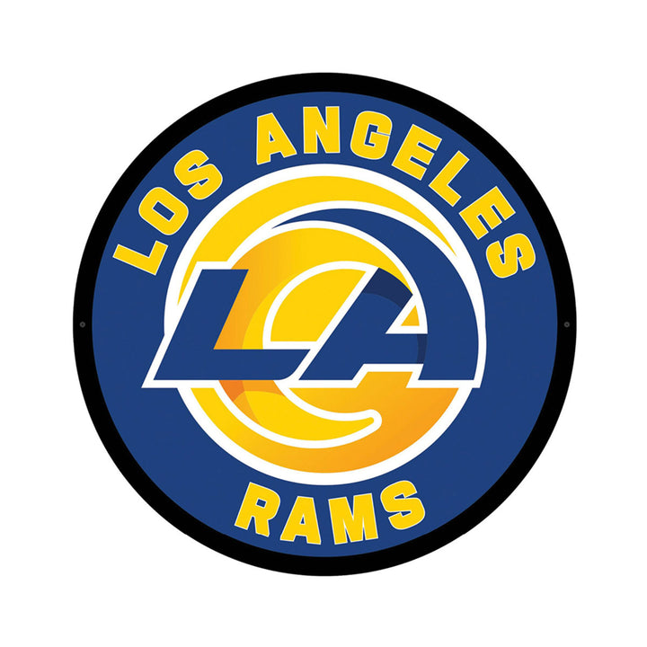 NFL Backlit Full Edge Round Wall Sign