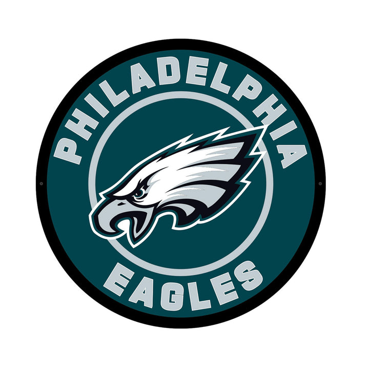 NFL Backlit Full Edge Round Wall Sign