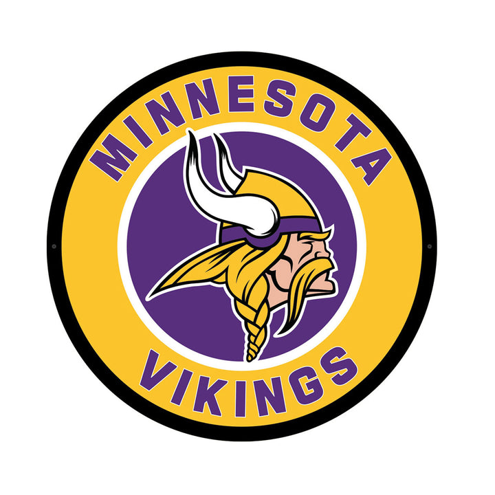 NFL Backlit Full Edge Round Wall Sign