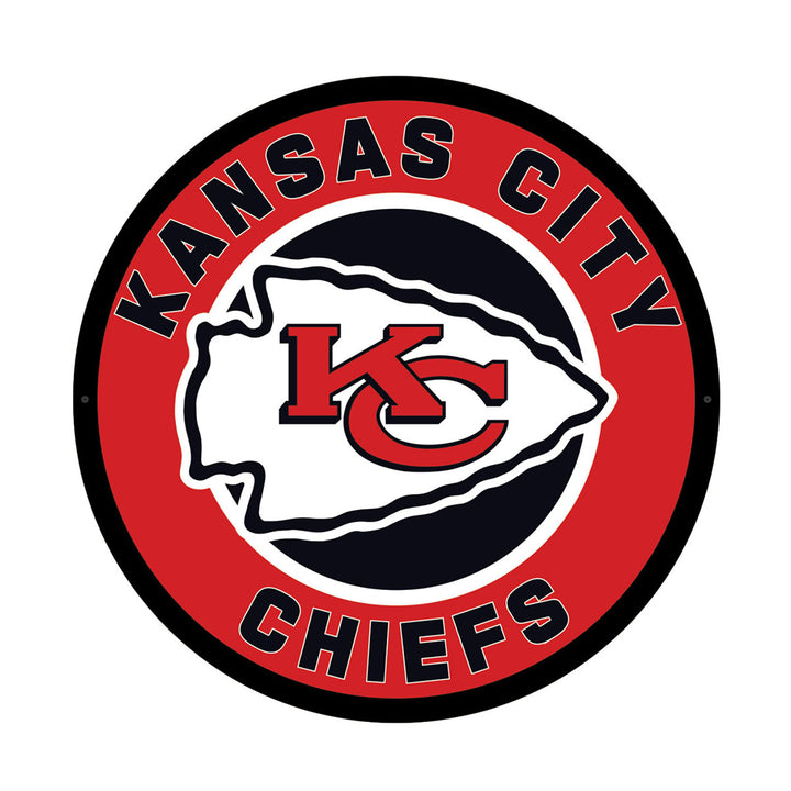 NFL Backlit Full Edge Round Wall Sign